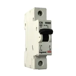 Legrand Автоматический выключатель 1P 20А C 6кА, 604806, серия LR