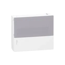 Накладной модульный щиток Resi9 Mini Pragma 1 ряд на 12 модулей, с полупрозрачной дверцей. Накладной модульный щиток Resi9 Mini Pragma 1 ряд на 12 модулей, с полупрозрачной дверцей.