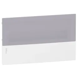 Щит встраиваемый Resi9 Mini Pragma 1 ряд на 18 модулей, с полупрозрачной дверцей. Щит встраиваемый Resi9 Mini Pragma 1 ряд на 18 модулей, с полупрозрачной дверцей.