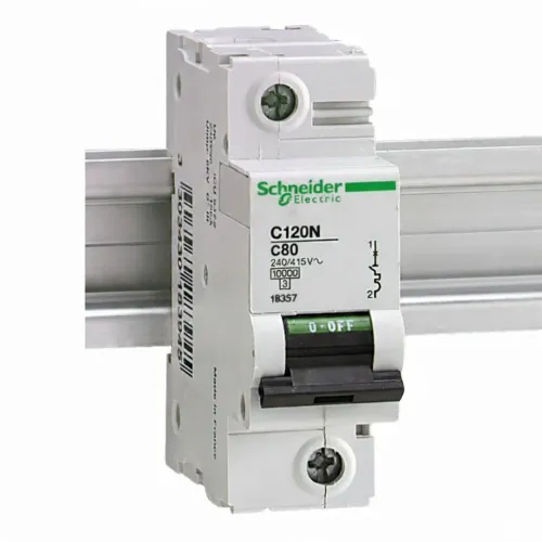 SE Автоматический выключатель модульный 1P 80A (C) 10kA 18357, серия Acti 9 C120N SE Автоматический выключатель модульный 1P 80A (C) 10kA 18357, серия Acti 9 C120N