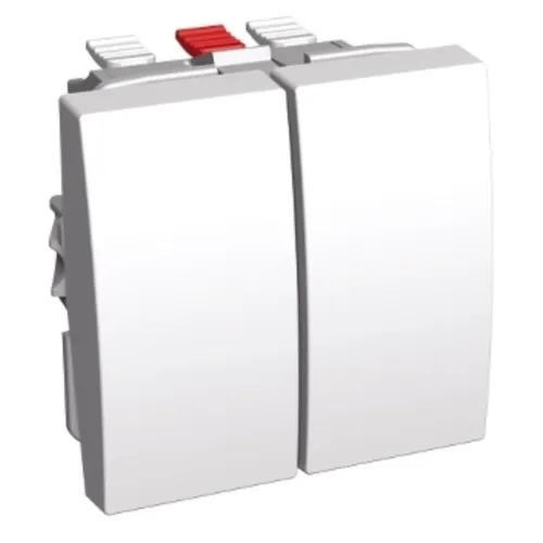 SE Altira Двухклавишный выключатель без фиксации 16А SE Altira Двухклавишный выключатель без фиксации 16А