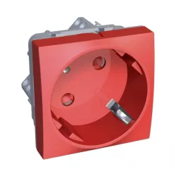 SE Altira Розетка Красная 45град. 2P+E со шторками SE Altira Розетка Красная 45град. 2P+E со шторками